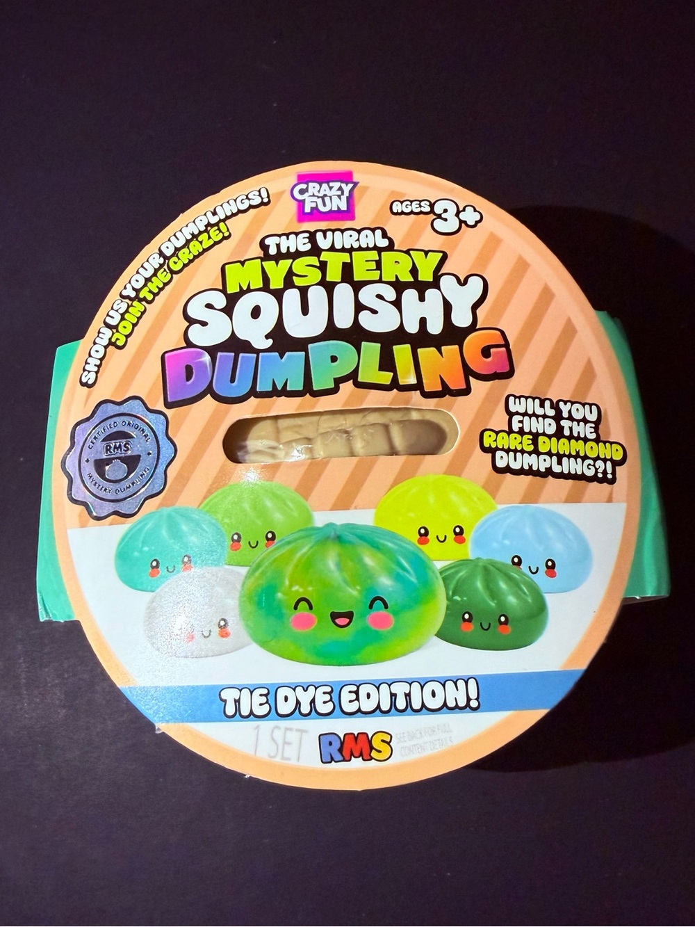 RMS Mystery Squishy Dumpling- Tie Dye Edition